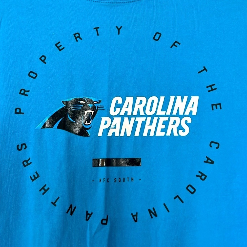 Nike• The Nike Tee Carolina Panthers Dry-Fit Long sleeved Women’s Tshirt,Sz M - Picture 5 of 11